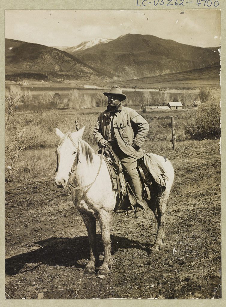 Roosevelt on horseback