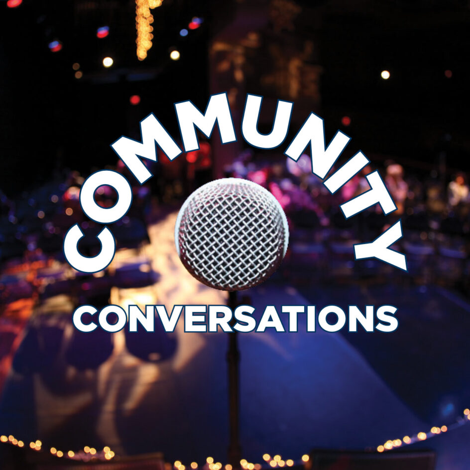 Lincoln Theatre's logo used for Community Conversations series