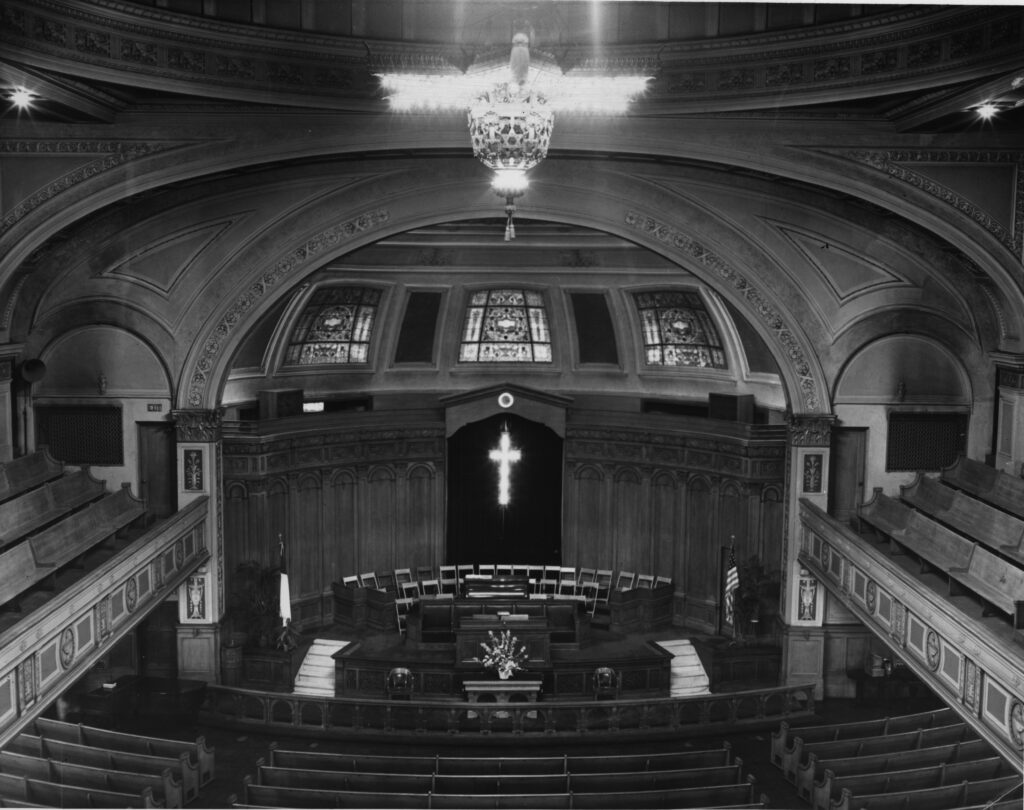 Cory’s sanctuary, shown here in March 1958, has remained largely intact / The Michael Schwartz Library at Cleveland State University