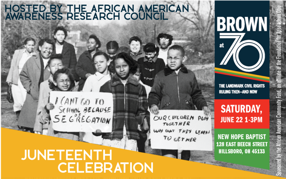 Promotional image for Juneteenth celebration event