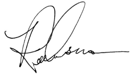 Ohio Humanities Executive Director Rebecca Brown Asmo's signature